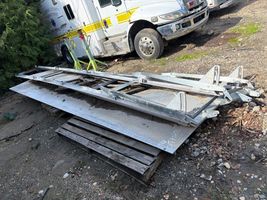  MISC. GALVANIZED STEEL RUNWAY PARTS   